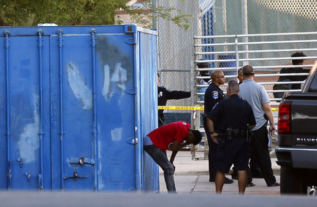 North Las Vegas Police investigate a fatal shooting near a ...