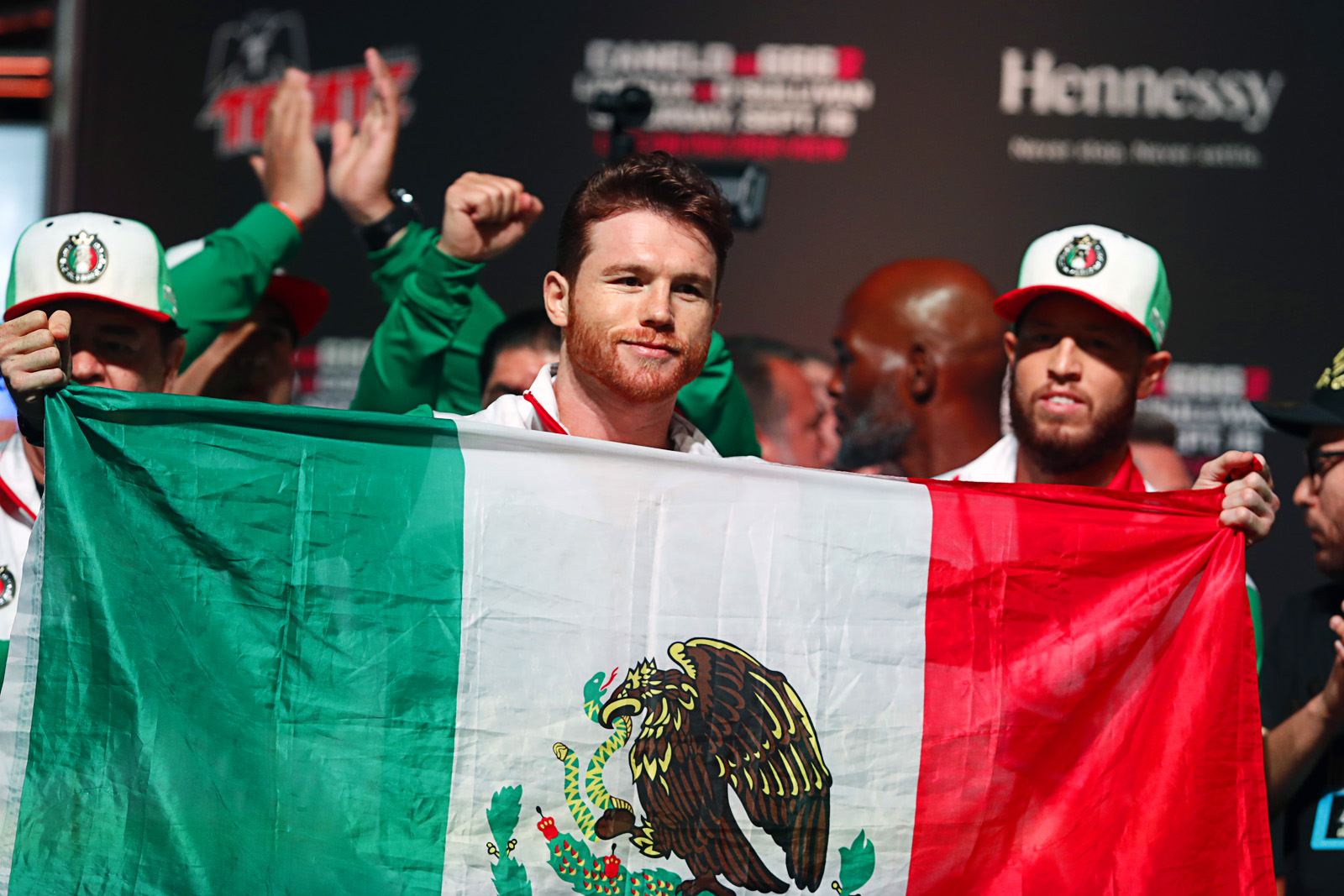 Triple G And Canelo Make Weight For Fight