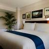 A guest room is shown at NoMad Las Vegas, which is set for a soft opening on Oct. 12. The property pledges to bring the grandeur of European casino resorts to the Strip. 