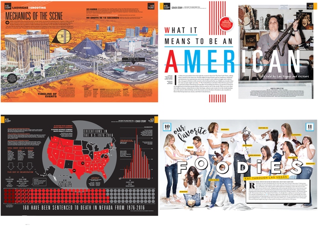 Greenspun Media Group's Elizabeth Brown was awarded Outstanding Visual Journalist in the 2018 Nevada Press Association's Better Newspaper Contest. Her compilation of her work is shown here.