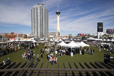 A view of the Las Vegas Festival Grounds during the Martha Stewart Wine & Food Experience Saturday, Oct. 13, 2018. The event, presented by the USA Today network, is part of a 12-city tour.