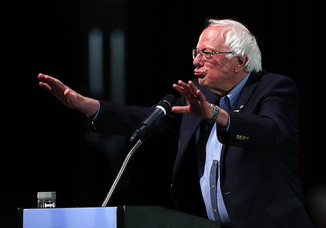 Bernie Sanders Stumps For Nevada Democrats