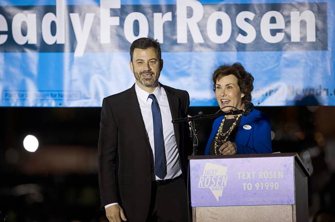 Jimmy Kimmel Campaigns For Rosen