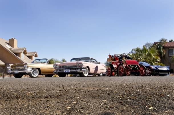 The Cadillac Club displays some of their member's Cadillacs, including a 1903 open, Wed. Oct. 24, 2018. (Wade Vandervort, Las Vegas Sun)