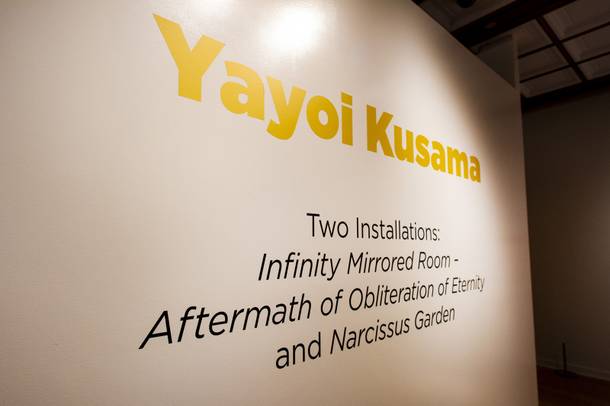 Yayoi Kusama's infinity room 
