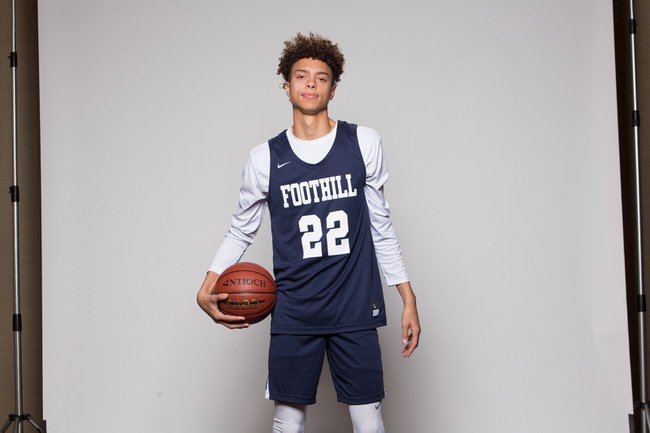 Jace Roquemore of Foothill High School takes a portrait during the Las Vegas Sun's Media Day at Red Rock Resort and Casino on Oct. 30, 2018.