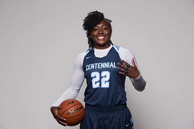 Eboni Walker of Centennial High School takes a portrait during the Las Vegas Sun's Media Day at Red Rock Resort and Casino on Oct. 30, 2018.