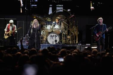 Fleetwood Mac performs at T-Mobile Arena on November 30, 2018.