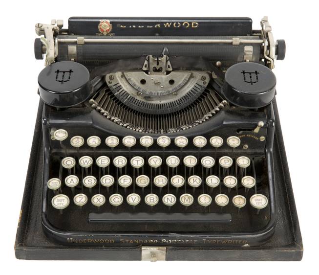 Hugh Hefner Typewriter