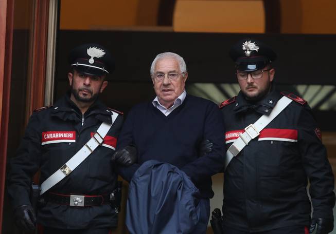 Italy Mafia Arrests