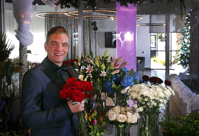 Owner Steven Stewart-Clark poses at Stinko's, a florist and events business in the Arts District, 1029 S. Main St., Wednesday, Dec. 12, 2018.