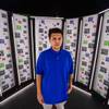 Employee Luke Margitza demonstrates the image capture process known as photogrammetry at the Memories You Can Hold store, Monday, Dec. 10, 2018.