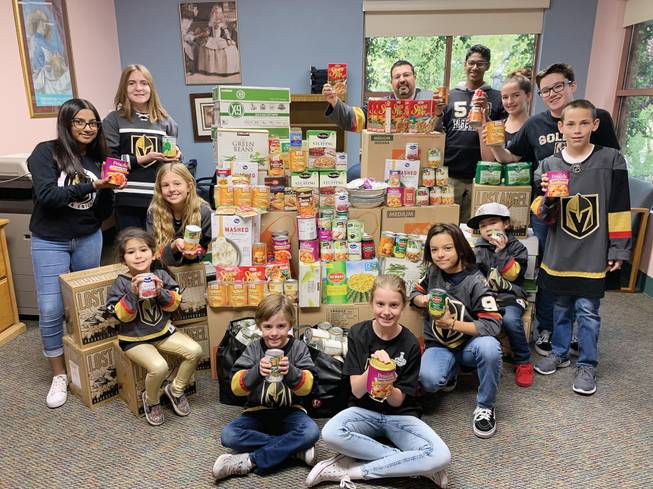 More than 300 students from all four divisions at The Meadows School—beginning, lower, middle and upper school—participated in the school’s inaugural holiday food drive.