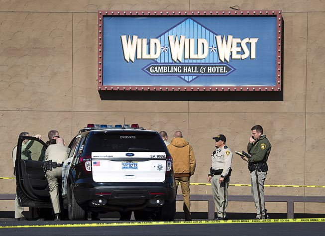 Metro Police investigate after a shooting at the Wild Wild ...
