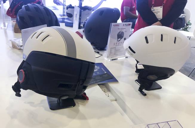Livall Helmetphone smart bike and ski helmets by China-based sportswear company Livall, can take mobile phone calls, play music, and even when a wearer is falling over.