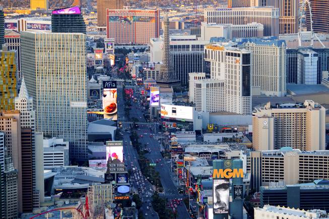 The Strip from Above