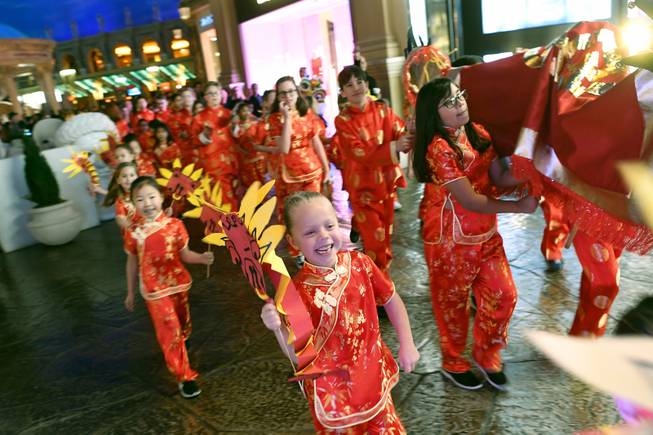 Students from the Meadows School help kick off Chinese New ...