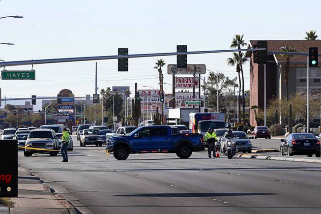 Metro Police close Decatur Boulevard in both directions as they ...