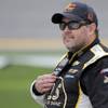  In this Feb. 10, 2019, photo, Brendan Gaughan walks down pit road during qualifying for the Daytona 500 auto race at Daytona International Speedway, in Daytona Beach, Fla.