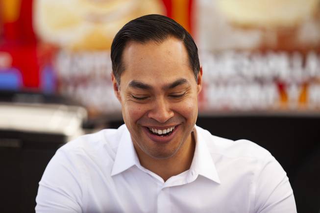 Presidential Candidate Julian Castro Visits Vegas
