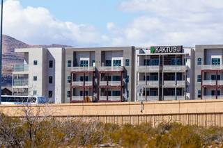An exterior view of Kaktus Life Apartments Thursday, March 7, 2019.