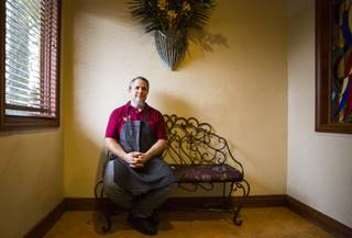 Macayo's owner Edmon Haddad poses for a portrait at the Sahara Avenue location in Las Vegas on Sunday, March 10, 2019. Miranda Alam/Special to the Sun