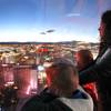 Kenia Aguilar, right, looks out at Strip casinos from the High Roller Wednesday, March 13, 2019. The High Roller, the world's tallest observation wheel, celebrates its five-year anniversary this month.