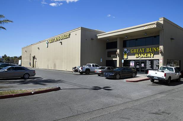 An exterior view of Great Buns Bakery, 3270 E. Tropicana Ave., Thursday, March 14, 2019. The family-owned bakery has been operating in Las Vegas since 1982.