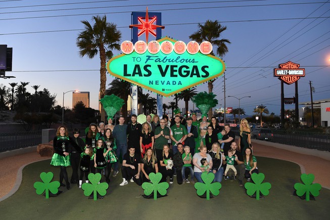Local officials, business people, Irish dancers, showgirls, and employees of ...