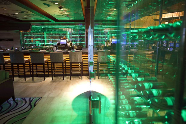 A view of the bar at Jayde Fuzion in the M Resort in Henderson Thursday, March 28, 2019. The hotel-casino is celebrating it's 10th anniversary this month.