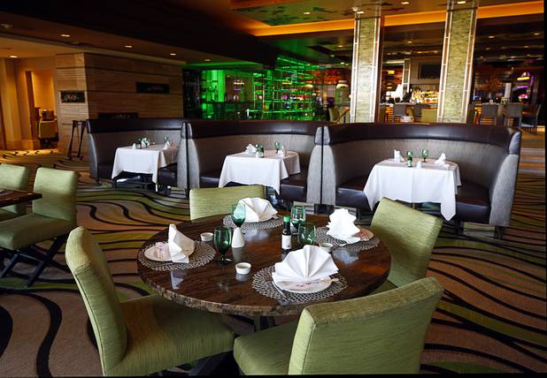 a view of a dining area at Jayde Fuzion in the M Resort in Henderson Thursday, March 28, 2019. The hotel-casino is celebrating it's 10th anniversary this month.