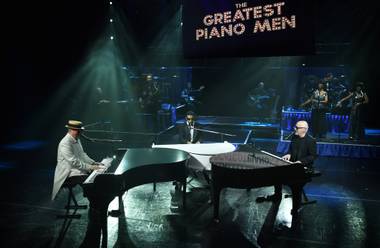 Sensationally stacked with the music of Billy Joel, Elton John, Ray Charles, Stevie Wonder and others, it blasts through 90 minutes without stopping for a breath.