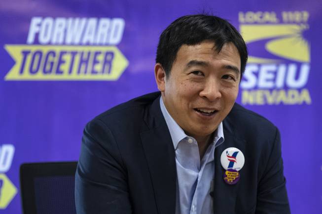 Democratic Presidential Candidate Andrew Yang Roundtable