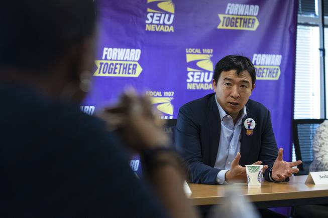 Democratic Presidential Candidate Andrew Yang Roundtable