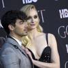 In this April 3, 2019, file photo, Joe Jonas, left, and Sophie Turner attend HBO's "Game of Thrones" final season premiere at Radio City Music Hall in New York.
