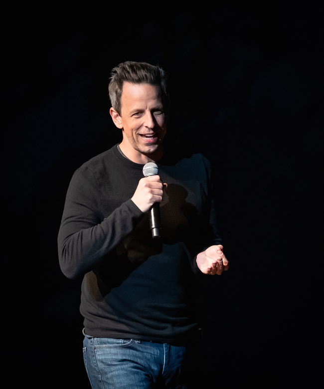 Seth Meyers performs at Encore Theater May 4.