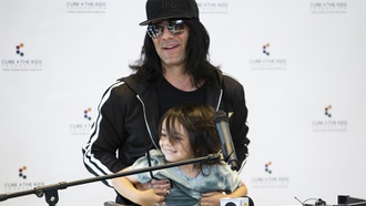 Angel's foundation recently made a sizable donation to help families at Cure 4 The Kids.