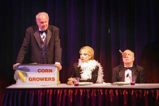 Comedians Harvey Korman, from left, Louise DuArt and Tim Conway perform at the Stardust Hotel-Casino in Las Vegas on April 3, 2003.