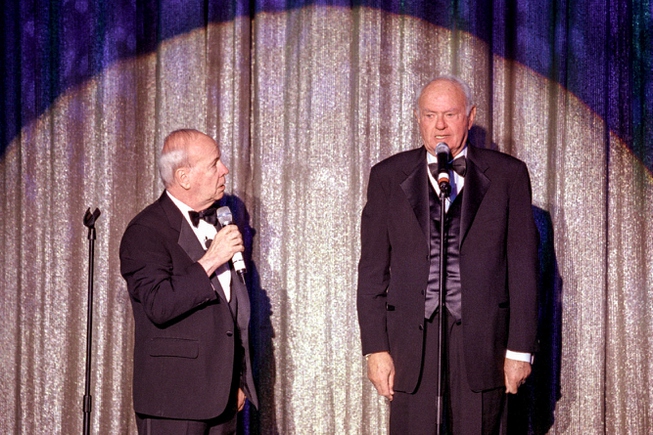 Comedians Tim Conway, left, and Harvey Korman perform at the ...