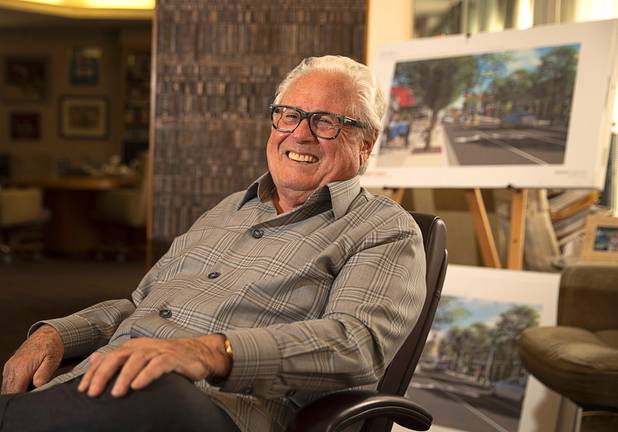 El Cortez co-owner Kenny Epstein talks about recent renovations at the downtown Las Vegas property Wednesday, May 22, 2019.