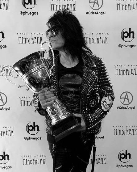 Criss Angel: All he does is win.