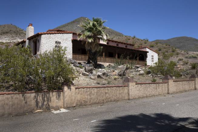 A view of the Hacienda, but as a guest house, at Scotty's Castle in Death Valley National Park Thursday, May 2, 2019. The guest house suffered massive flooding to the basement in a massive flood on October 18, 2015.