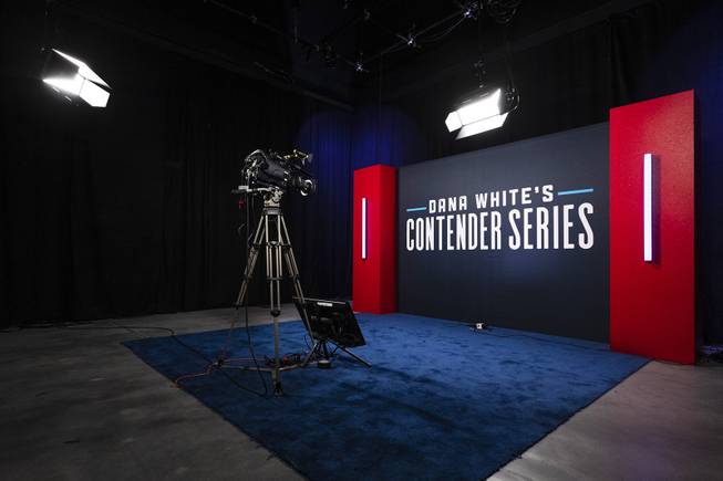 A studio is seen during a tour of the new UFC Apex facility Monday, June 17, 2019.