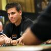 "Jeopardy!" champion and professional sports gambler James Holzhauer plays in a tournament at the World Series of Poker, Monday, June 24, 2019, in Las Vegas. 