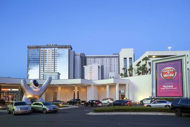 A view of the SLS Las Vegas Thursday, June 27, 2019. Alex Meruelo, founder of the Meruelo Group and owner of SLS Las Vegas, announced Thursday that the casino will return to the Sahara Las Vegas name.