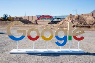 Google announces a partnership with the city of Henderson on the development of a new data center located off Warm Springs Road on Monday, July 1, 2019.
