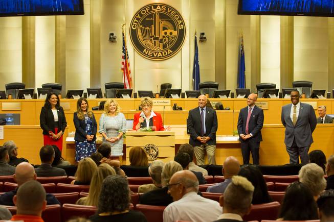 Las Vegas City Council Swearing In Ceremony