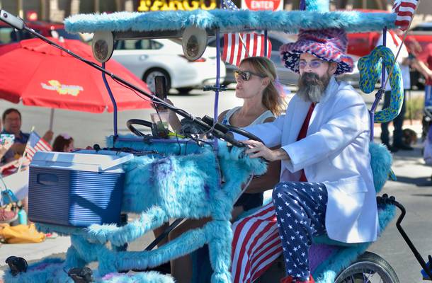 Participants are shown in the Fourth of July parade during the 71st Annual Boulder City Damboree Celebration in Boulder City on Thursday, July 4, 2019.
