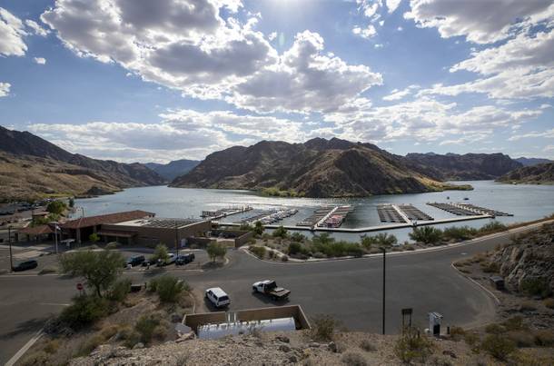 A view of the marina at Willow Beach, Ariz. in the Lake Mead National Recreation Area Saturday, July 13, 2019.
