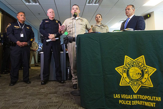 Andy Walsh, Las Vegas Metro Police Department deputy chief speaks ...